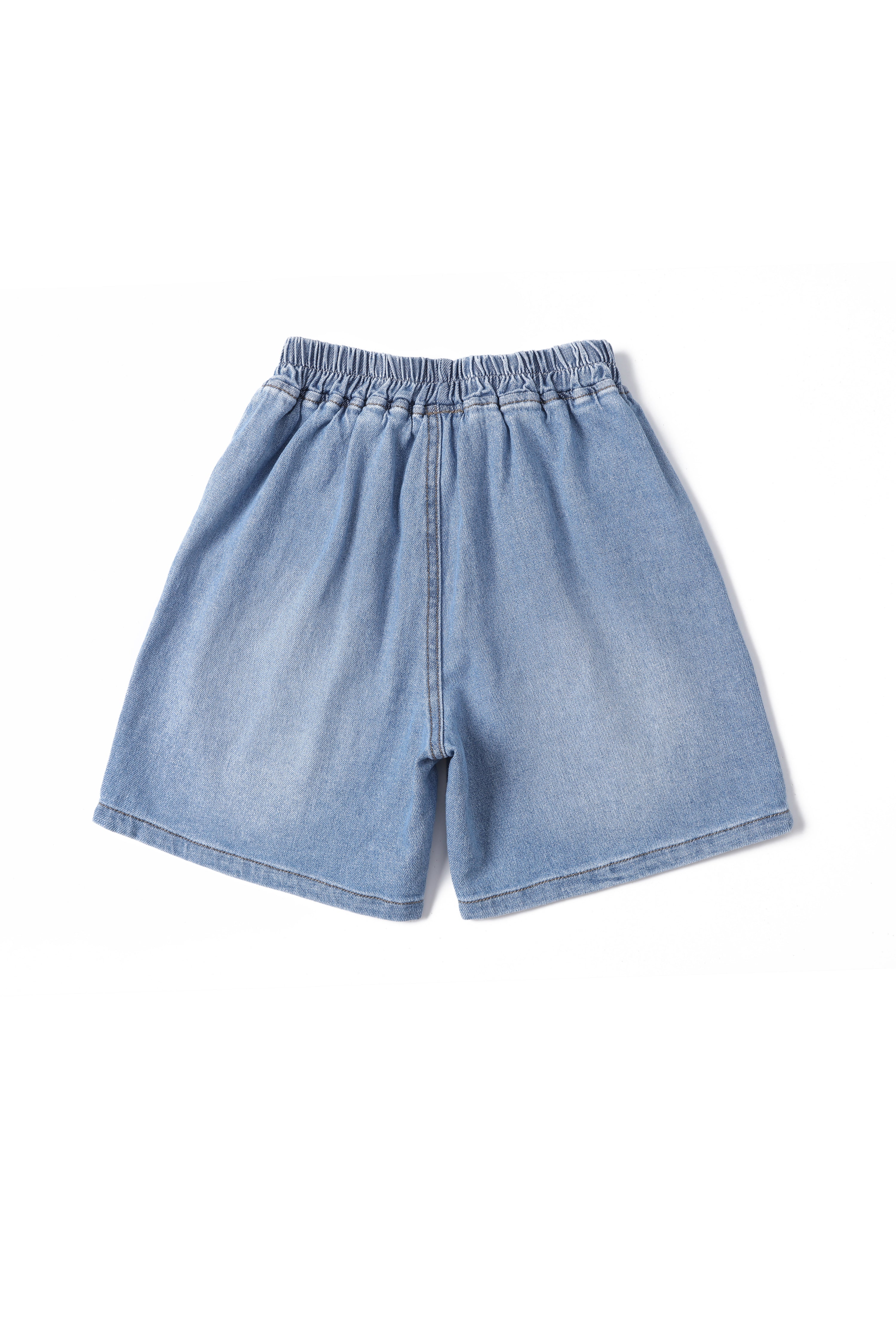 Strappy Contemporary Denim Shorts